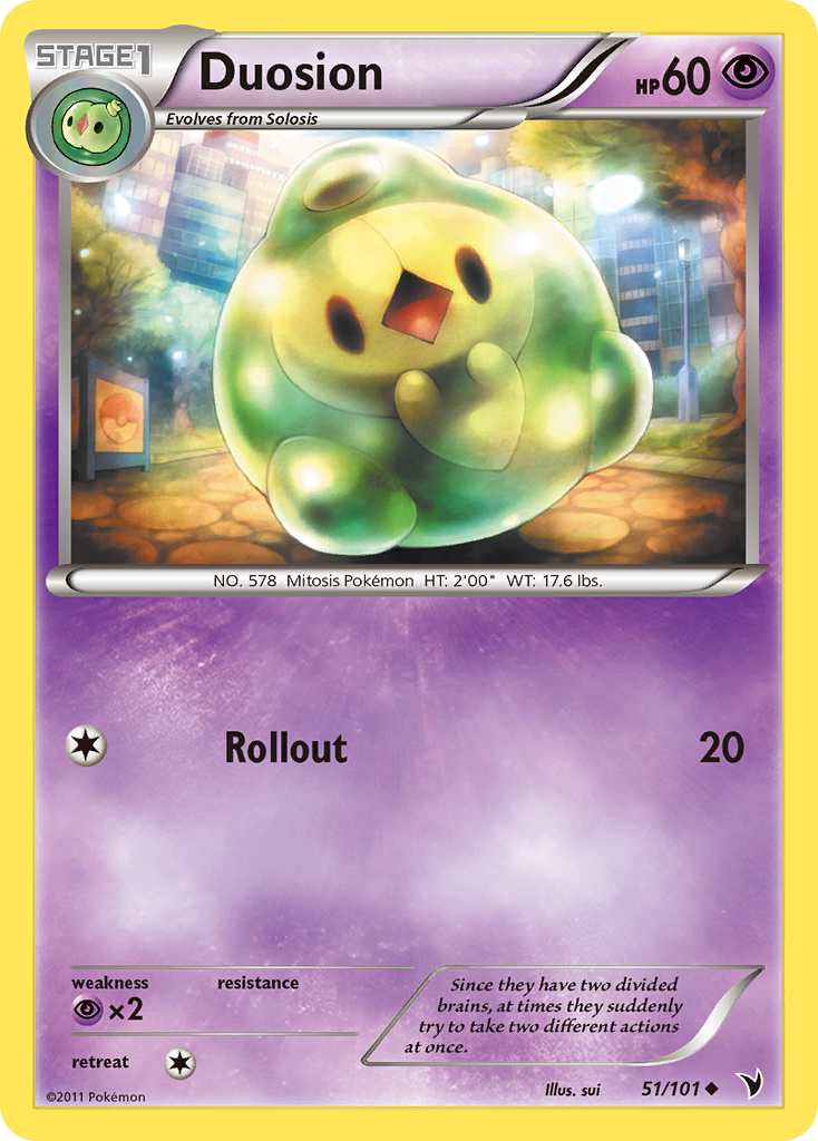Duosion - Noble Victories - #51 - Pokemon TCG card
