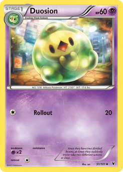 Duosion - Noble Victories - #51 - Pokemon TCG card