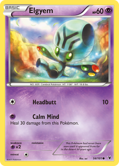 Elgyem - Noble Victories - #54 - Pokemon TCG card