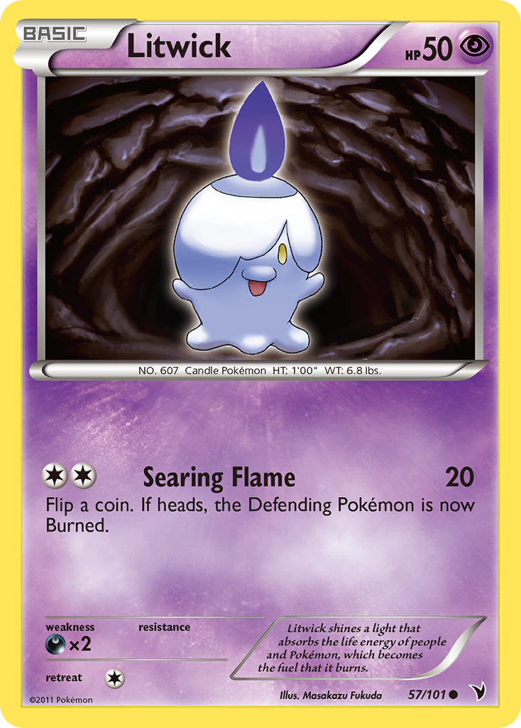 Litwick - Noble Victories - #57 - Pokemon TCG card