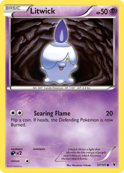 Litwick #57 Litwick - Noble Victories - #57 - Pokemon TCG card