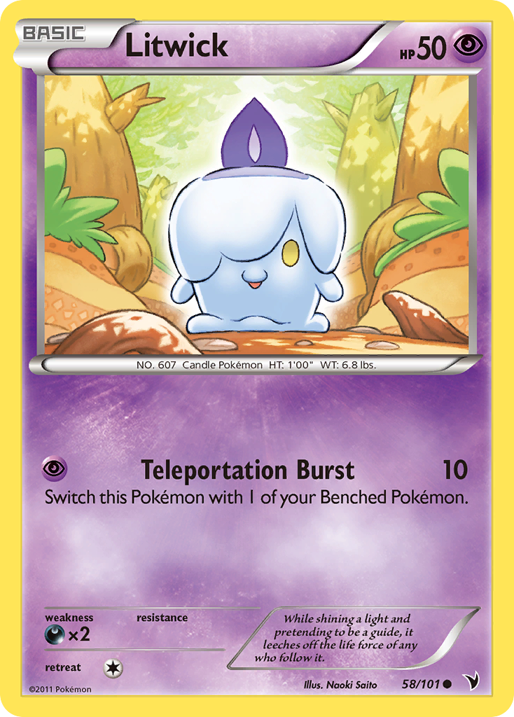 Litwick - Noble Victories - #58 - Pokemon TCG card