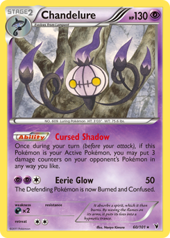 Chandelure - Noble Victories - #60 - Pokemon TCG card