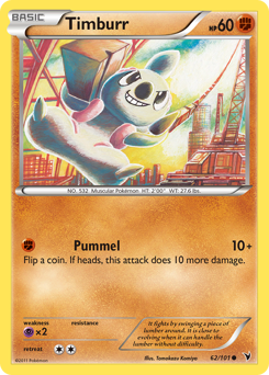 Timburr #62 Timburr - Noble Victories - #62 - Pokemon TCG card