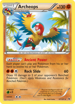Archeops - Noble Victories - #67 - Pokemon TCG card