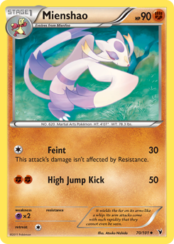 Mienshao #70 Mienshao - Noble Victories - #70 - Pokemon TCG card