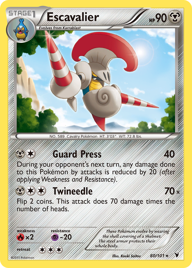 Escavalier - Noble Victories - #80 - Pokemon TCG card