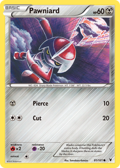 Pawniard #81 Pawniard - Noble Victories - #81 - Pokemon TCG card