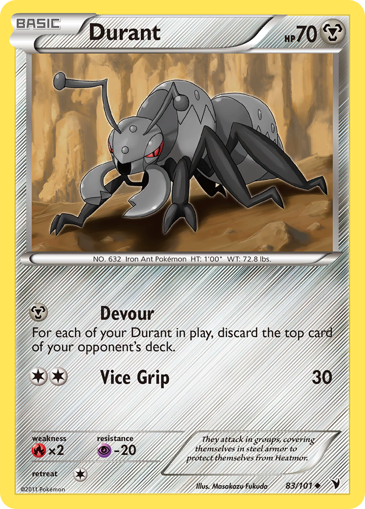 Durant - Noble Victories - #83 - Pokemon TCG card