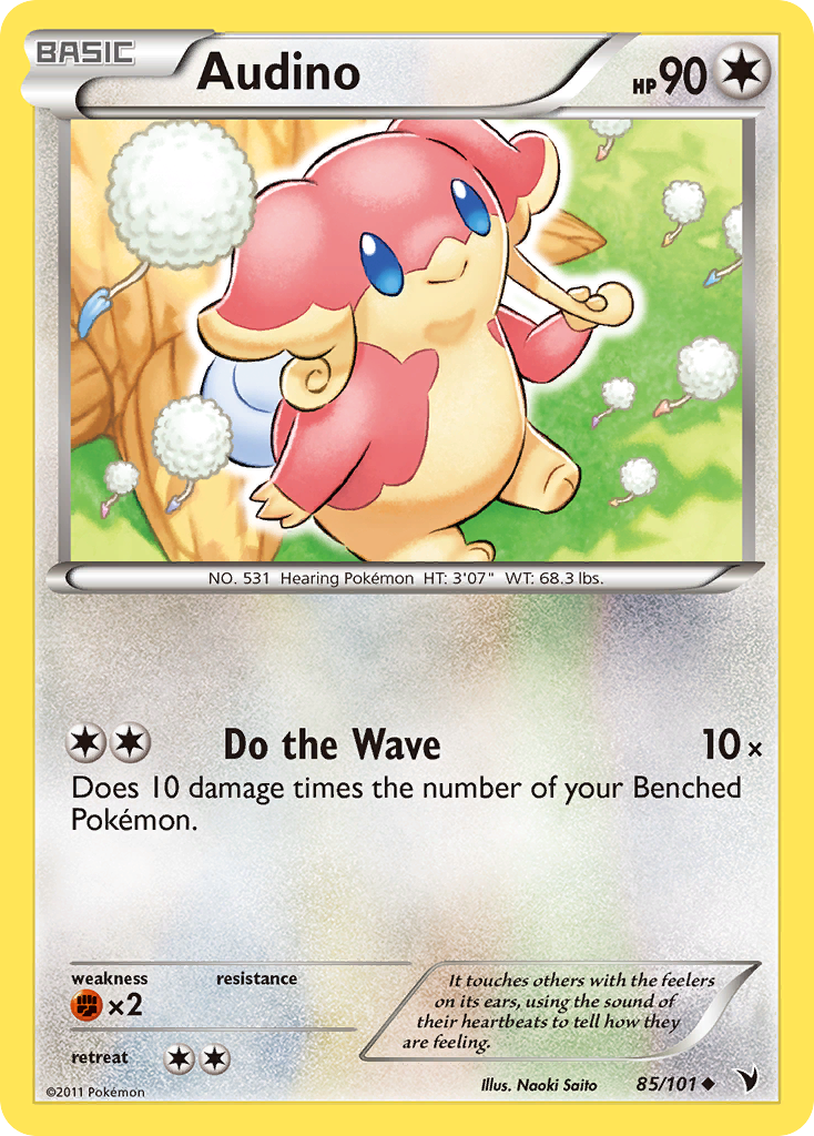 Audino - Noble Victories - #85 - Pokemon TCG card