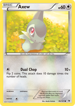 Axew #86 Axew - Noble Victories - #86 - Pokemon TCG card