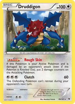 Druddigon - Noble Victories - #89 - Pokemon TCG card