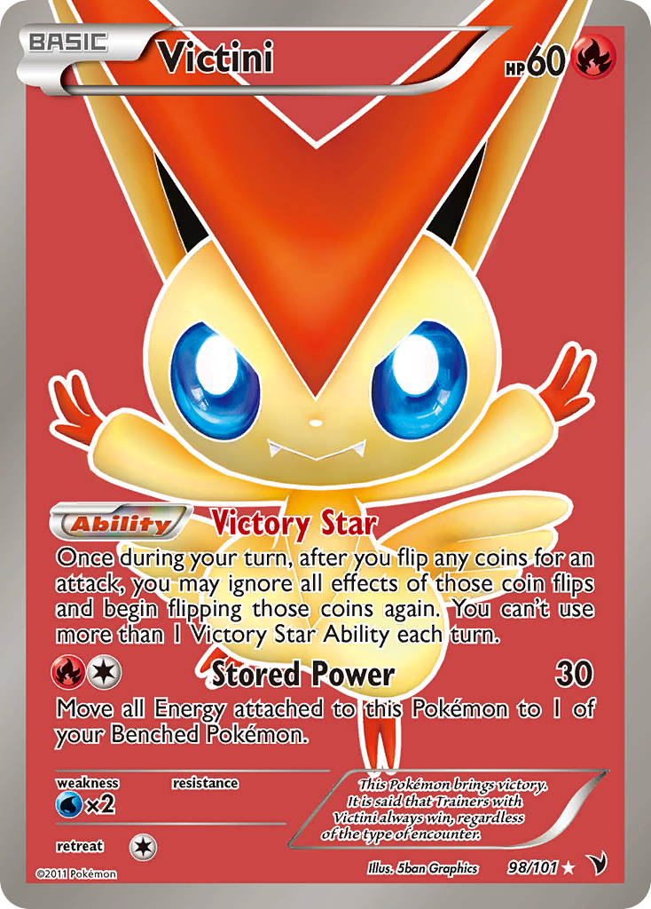 Victini - Noble Victories - #98 - Pokemon TCG card