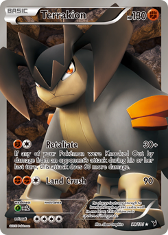 Terrakion #99 Terrakion - Noble Victories - #99 - Pokemon TCG card