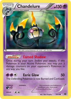 Chandelure - Next Destinies - #101 - Pokemon TCG card