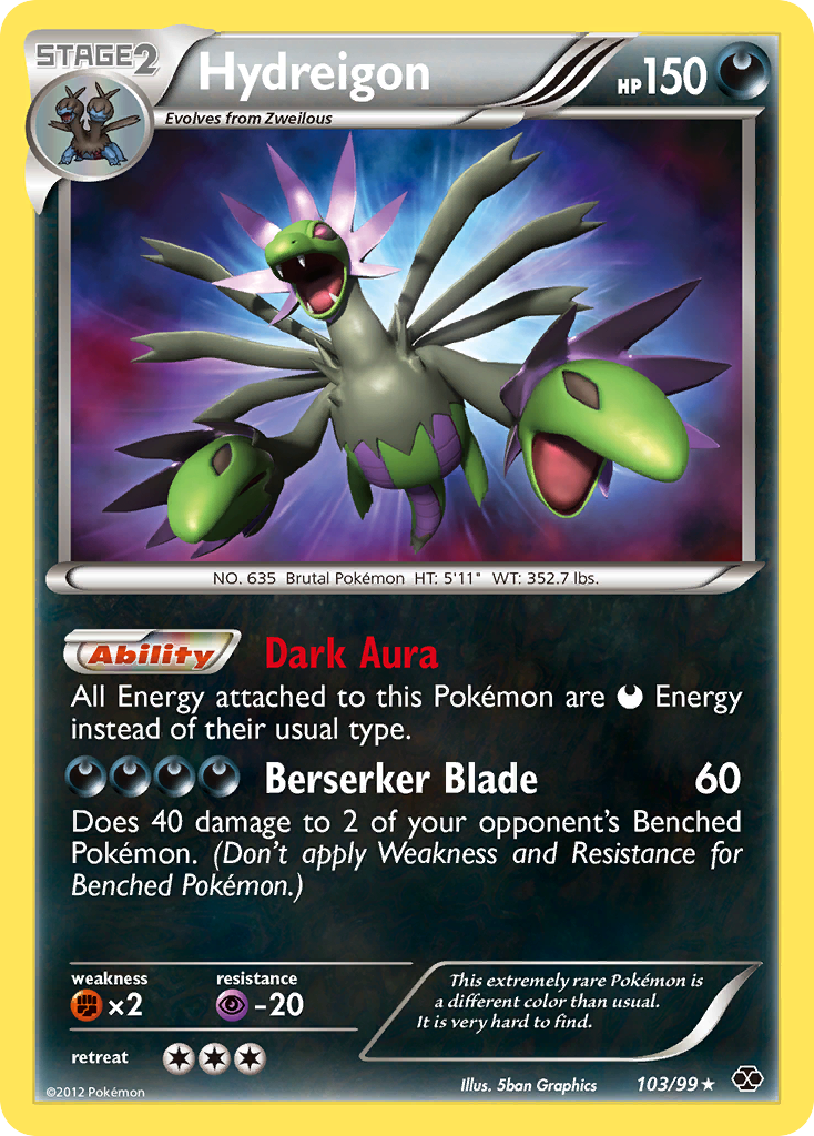 Hydreigon - Next Destinies - #103 - Pokemon TCG card