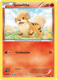 Growlithe - Next Destinies - #11 - Pokemon TCG card