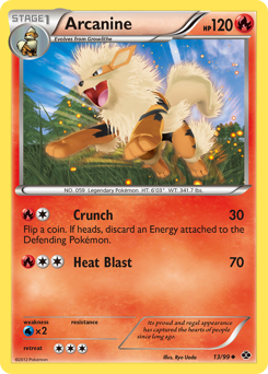 Arcanine #13 Arcanine - Next Destinies - #13 - Pokemon TCG card