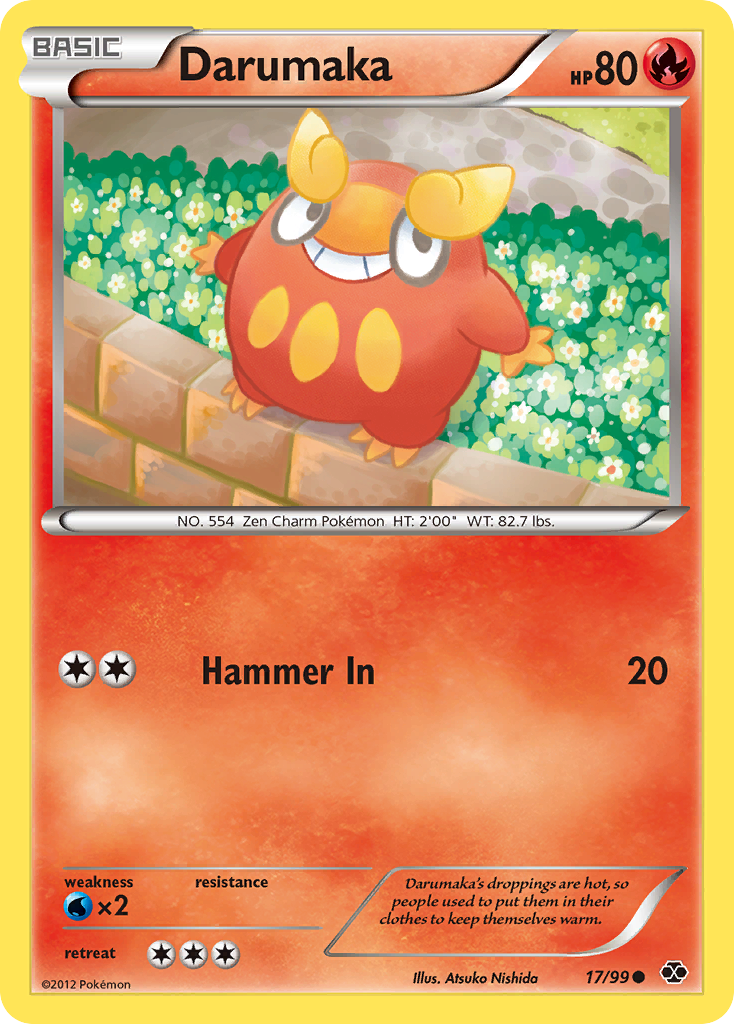 Darumaka - Next Destinies - #17 - Pokemon TCG card