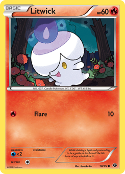Litwick #18 Litwick - Next Destinies - #18 - Pokemon TCG card