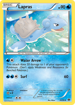 Lapras #26 Lapras - Next Destinies - #26 - Pokemon TCG card