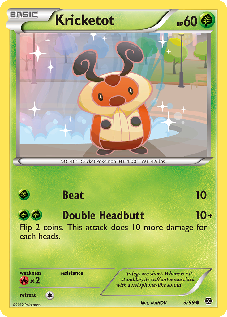 Kricketot - Next Destinies - #3 - Pokemon TCG card