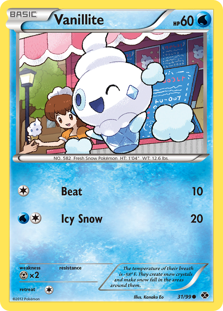 Vanillite - Next Destinies - #31 - Pokemon TCG card