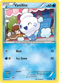 Vanillite - Next Destinies - #31 - Pokemon TCG card