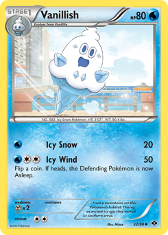 Vanillish - Next Destinies - #32 - Pokemon TCG card