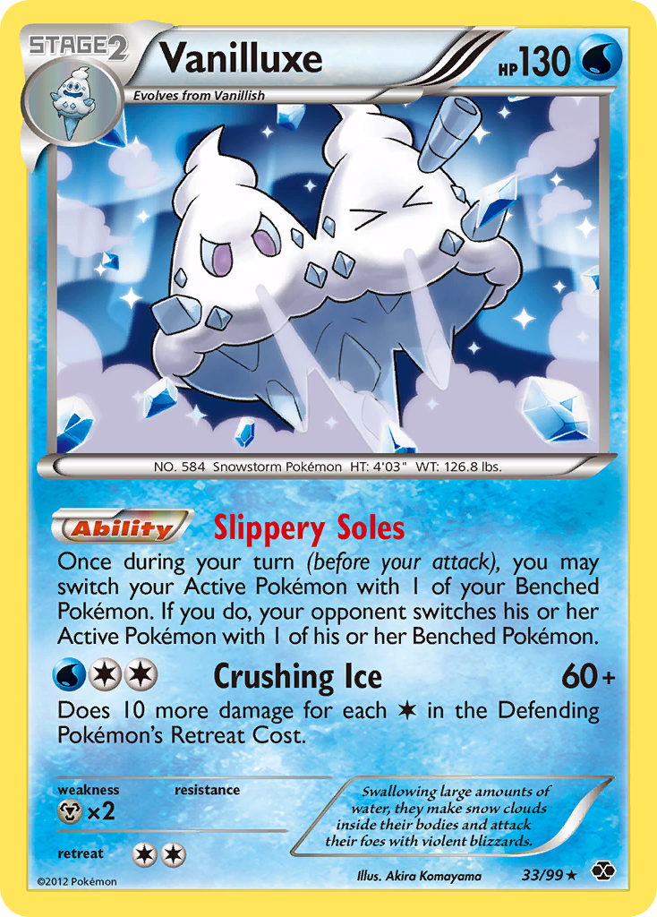 Vanilluxe - Next Destinies - #33 - Pokemon TCG card