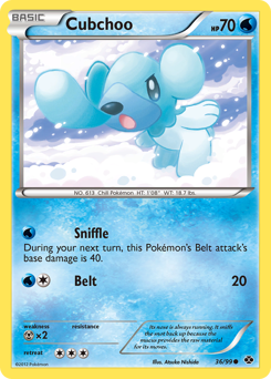 Cubchoo #36 Cubchoo - Next Destinies - #36 - Pokemon TCG card