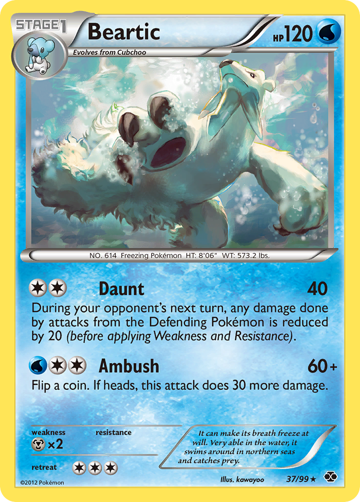 Beartic - Next Destinies - #37 - Pokemon TCG card