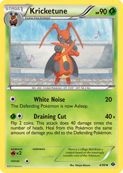 Kricketune #4 Kricketune - Next Destinies - #4 - Pokemon TCG card