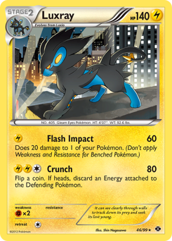 Luxray #46 Luxray - Next Destinies - #46 - Pokemon TCG card