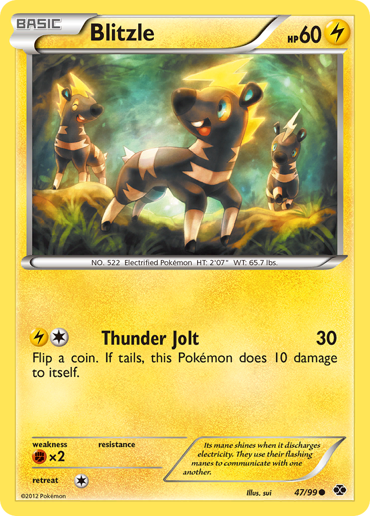 Blitzle - Next Destinies - #47 - Pokemon TCG card