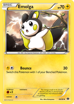 Emolga #49 Emolga - Next Destinies - #49 - Pokemon TCG card