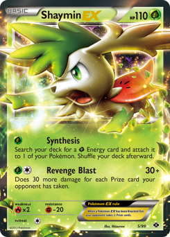 Shaymin-EX - Next Destinies - #5 - Pokemon TCG card