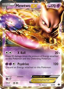 Mewtwo-EX - Next Destinies - #54 - Pokemon TCG card