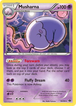 Musharna #59 Musharna - Next Destinies - #59 - Pokemon TCG card