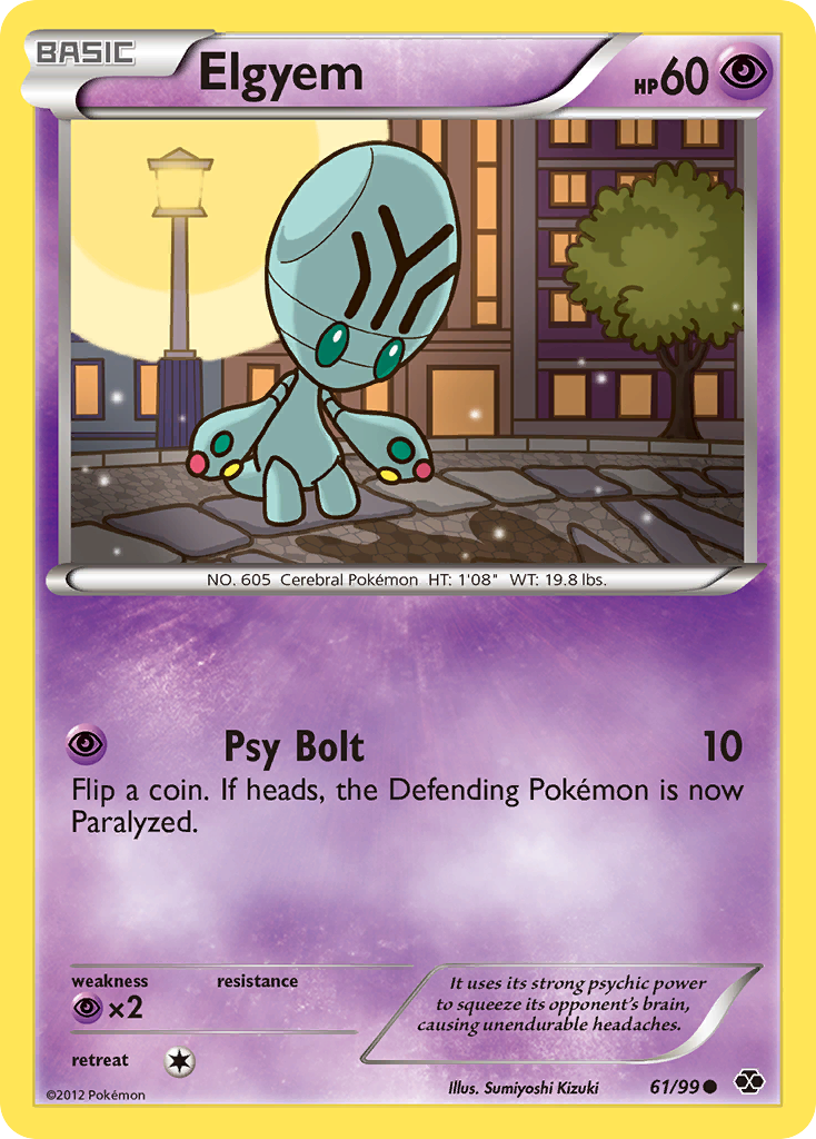 Elgyem - Next Destinies - #61 - Pokemon TCG card