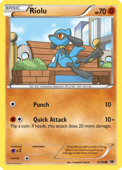 Riolu #63 Riolu - Next Destinies - #63 - Pokemon TCG card