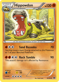 Hippowdon #66 Hippowdon - Next Destinies - #66 - Pokemon TCG card