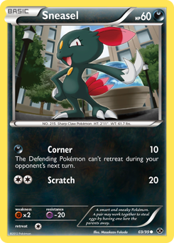 Sneasel - Next Destinies - #69 - Pokemon TCG card