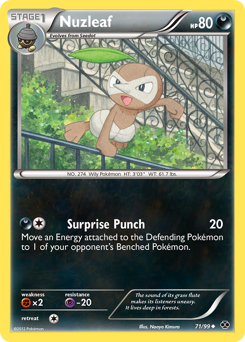 Nuzleaf #71 Nuzleaf - Next Destinies - #71 - Pokemon TCG card