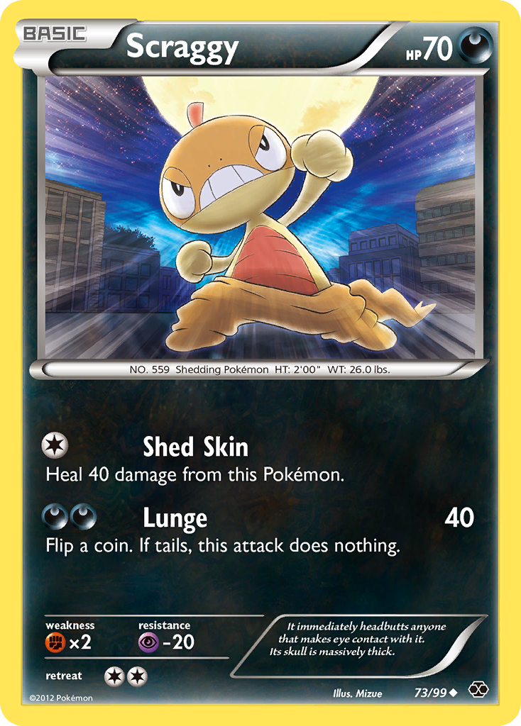 Scraggy - Next Destinies - #73 - Pokemon TCG card
