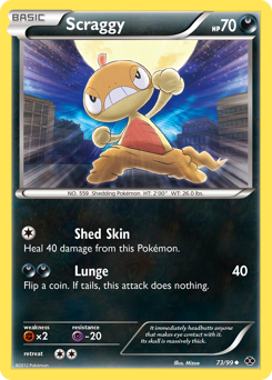 Scraggy - Next Destinies - #73 - Pokemon TCG card