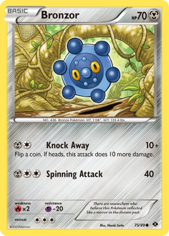 Bronzor #75 Bronzor - Next Destinies - #75 - Pokemon TCG card