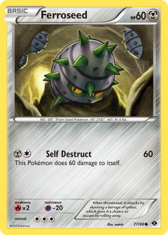 Ferroseed - Next Destinies - #77 - Pokemon TCG card