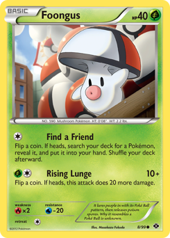 Foongus #8 Foongus - Next Destinies - #8 - Pokemon TCG card