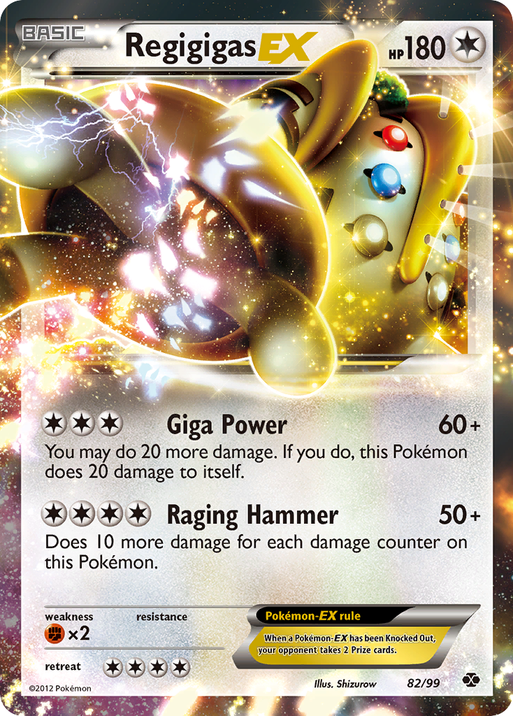 Regigigas-EX - Next Destinies - #82 - Pokemon TCG card